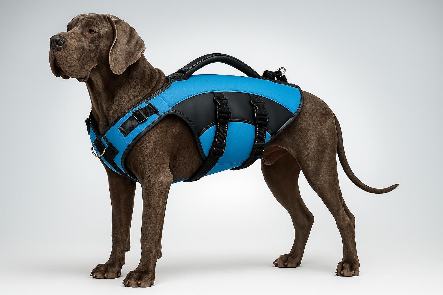 Giubbotto di salvataggio CITÉTOILE per cani taglia grande, occasione per chi fa sport acquatici con il pet
