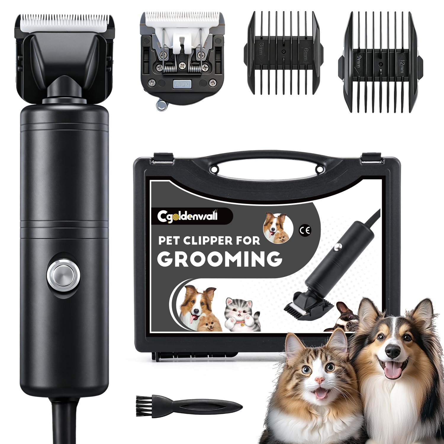 Tosatrice professionale CGOLDENWALL per cani e gatti, taglio silenzioso a prezzo super su Amazon