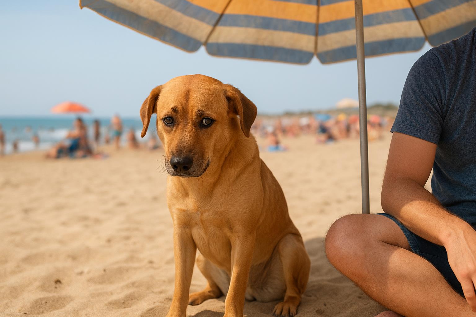 Cani timidi e spiagge affollate: riconoscere i segnali di sovraccarico