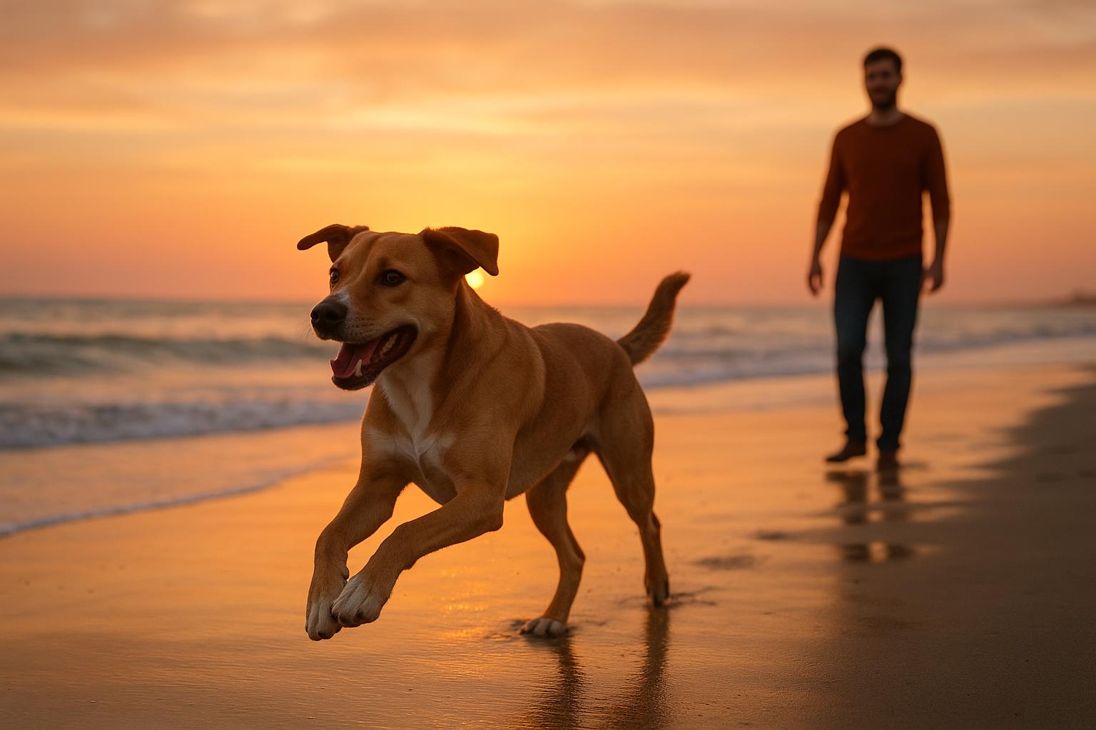 Cane e corse sulla sabbia: prevenire strappi muscolari e problemi alle articolazioni