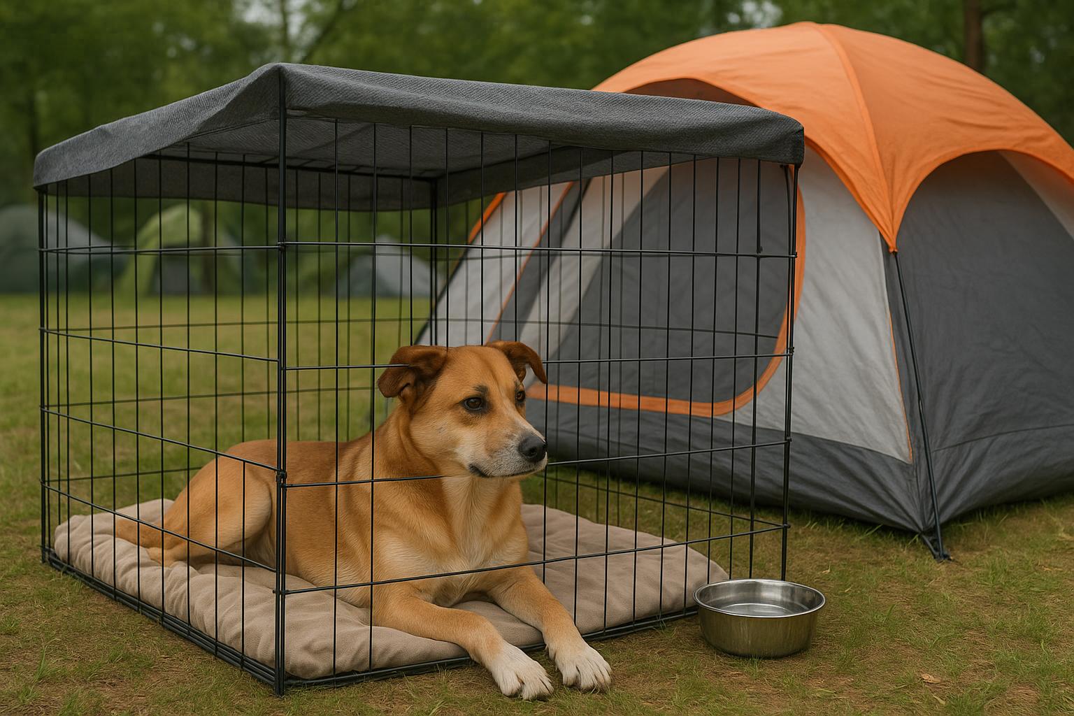 Recinti modulari da campeggio per cani: come scegliere e usarli in sicurezza