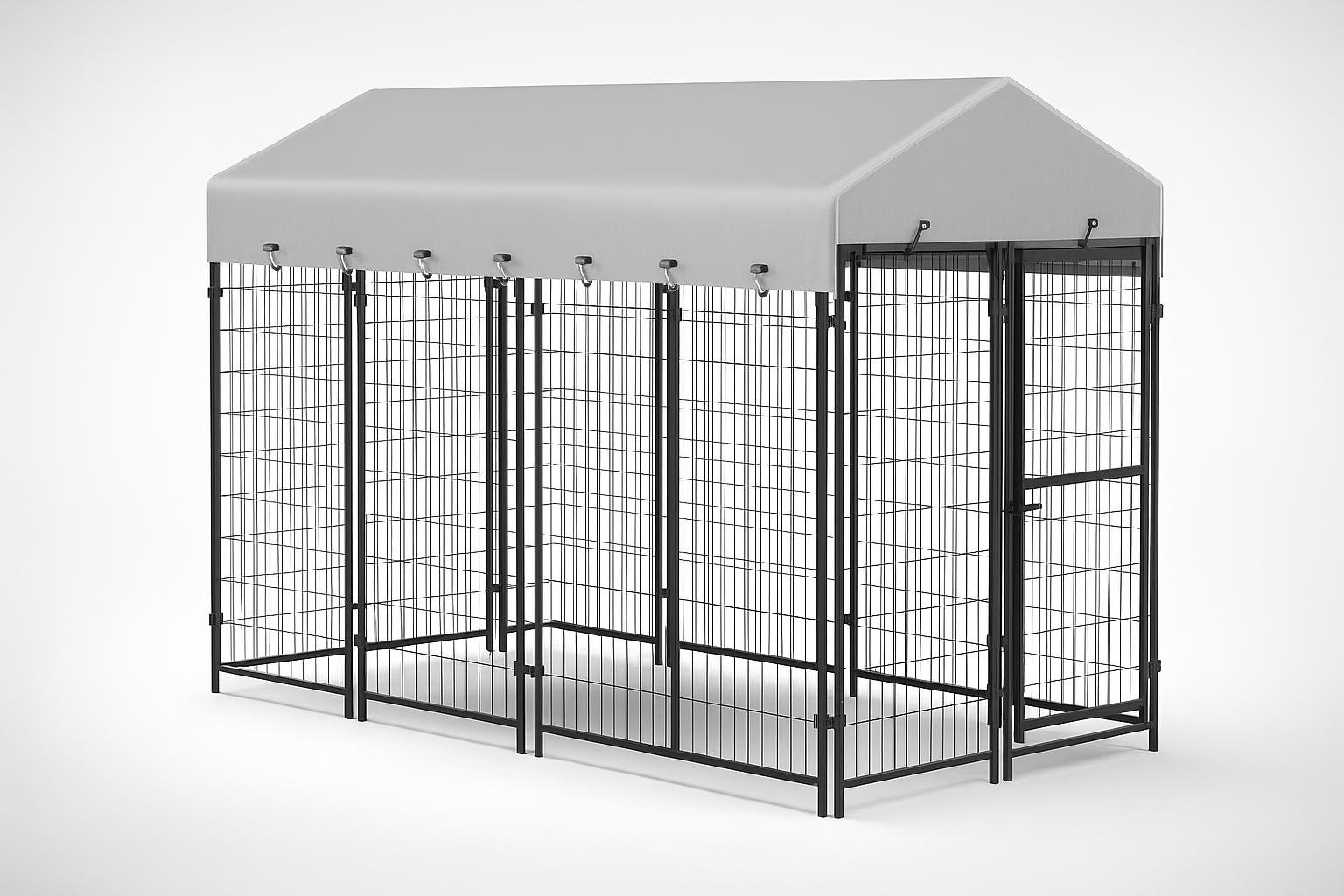 PawHut recinto per cani da esterno con tetto, soluzione robusta per il giardino in offerta su Amazon