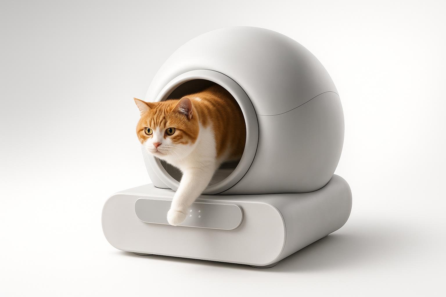Lettiera autopulente XXL 74L con app e sensori, la maxi toilette automatica per gatti in sconto su Amazon