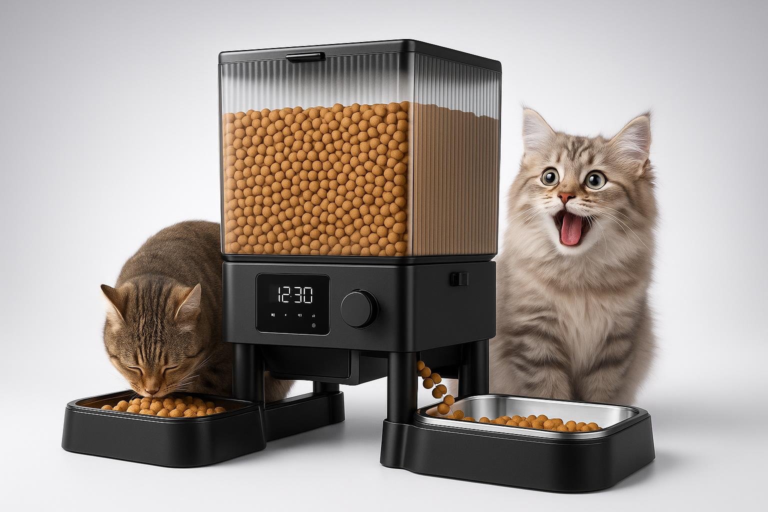 Distributore automatico oneisall da 5L per gatti e cani piccoli: mangiatoia smart in sconto su Amazon
