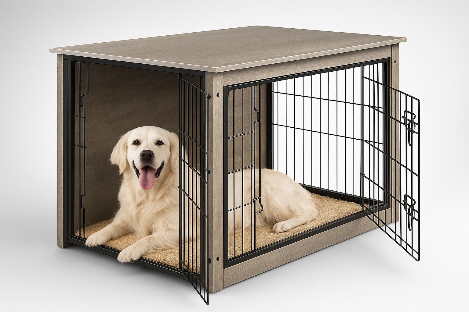 Kennel-tavolino Yaheetech per cani e gatti: soluzione 2 in 1 da interno ora in forte sconto su Amazon