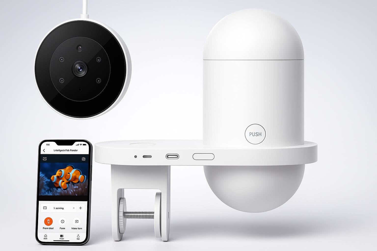 Mangiatoia automatica smart YAMOSO per acquario: controllo da app e videocamera 2.5K in offerta