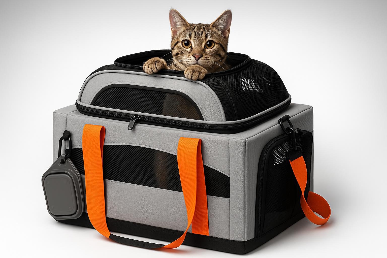Trasportino estensibile pecute per gatti e cani piccoli: comfort extra per viaggi e visite dal veterinario