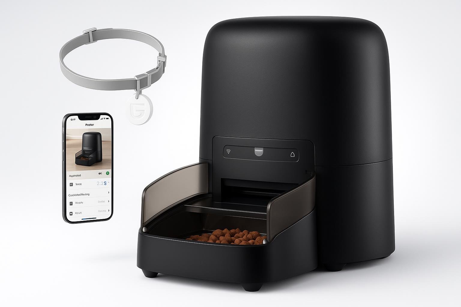 HoneyGuaridan distributore automatico RFID per gatti: gestione dei pasti personalizzati in case con più mici