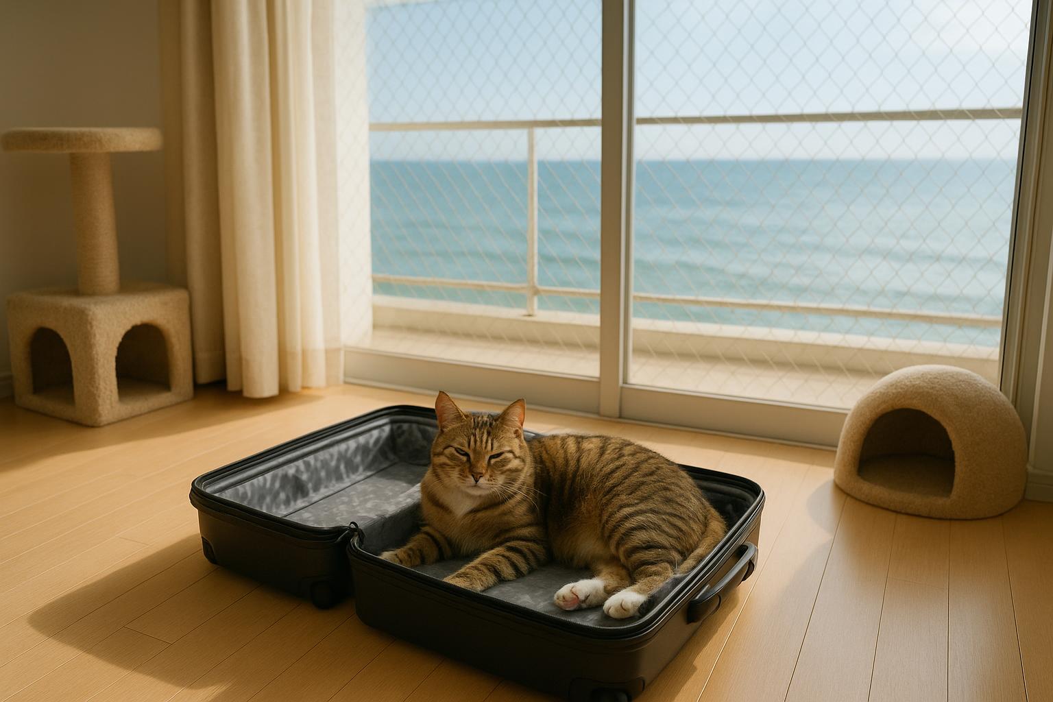 Gatto e trasloco estivo al mare: come gestire seconda casa e nuovi odori