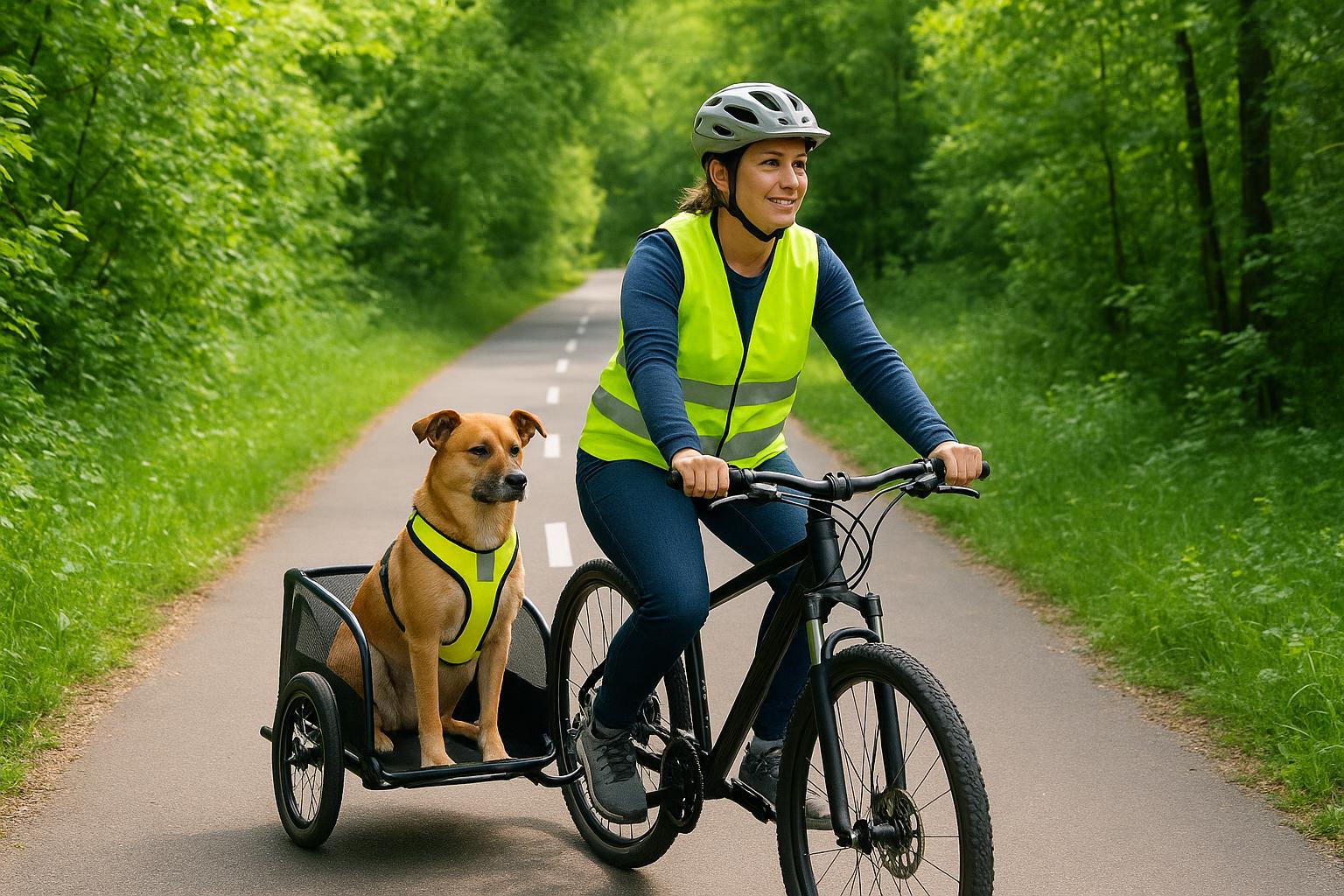 Viaggi in bicicletta con il cane: carrellini, cestini e regole per pedalare in sicurezza