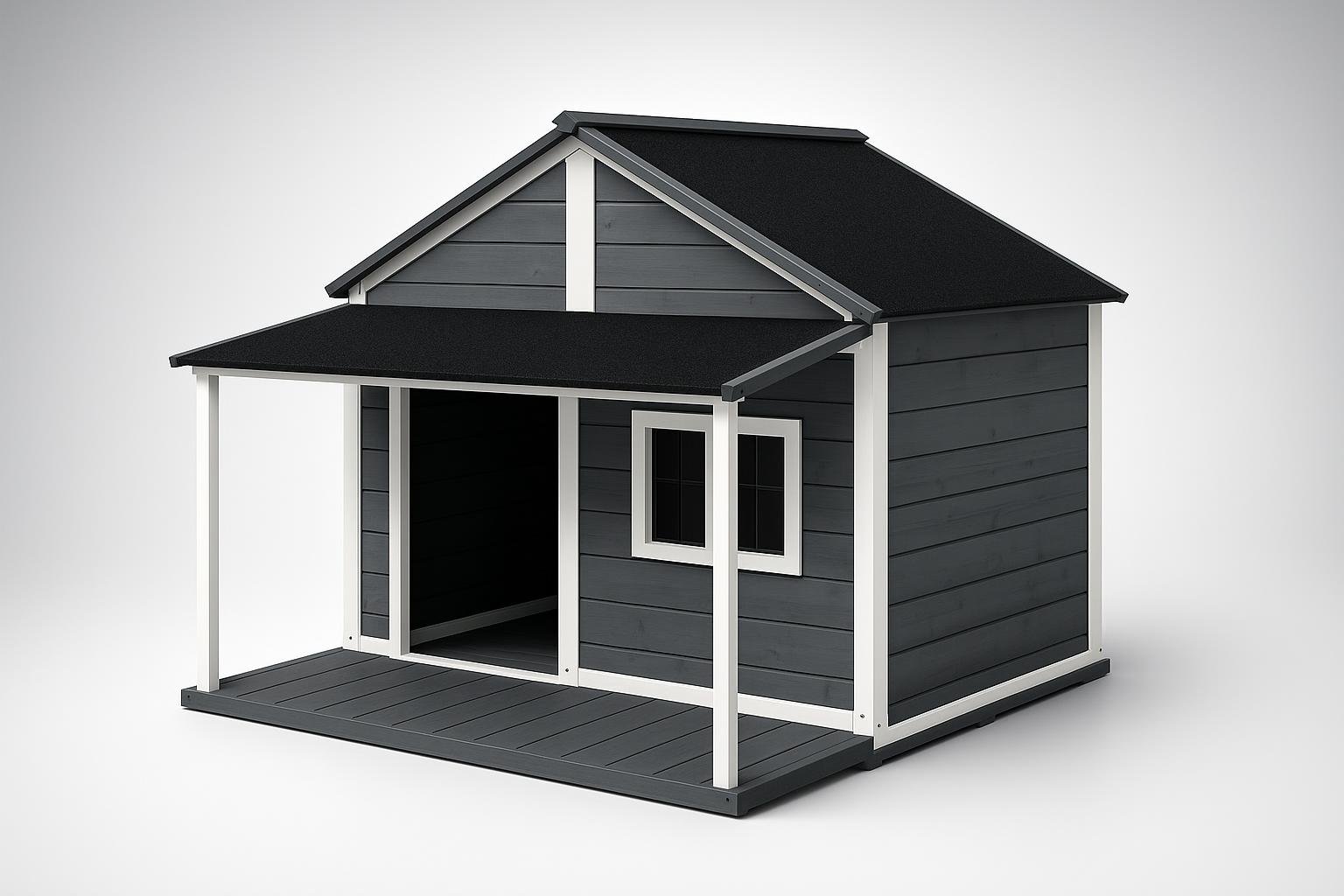 PawHut cuccia da esterno in legno con terrazza, occasione Amazon per chi ha un cane che vive in giardino