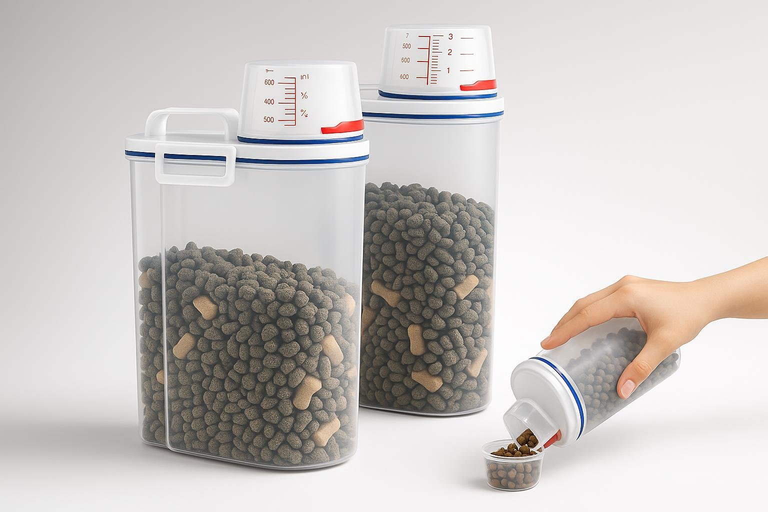 Misurini, bilance e contenitori ermetici: come scegliere il kit giusto per dosare il cibo del pet
