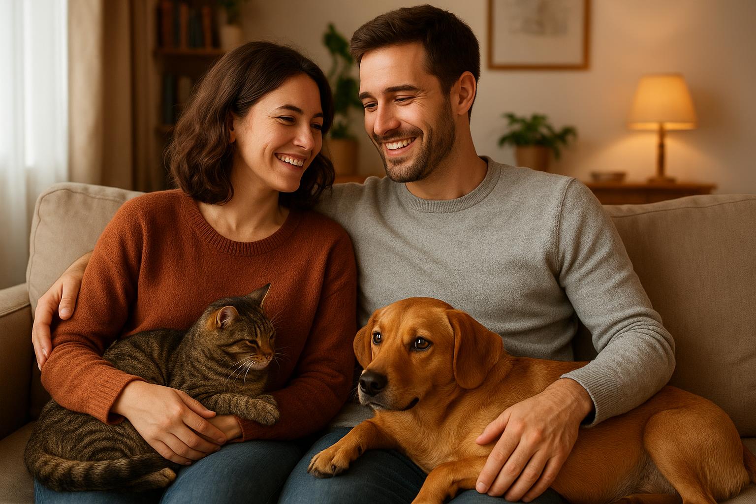 Coppia childfree e “figli pelosi”: vivere con cane e gatto come nucleo familiare scelto