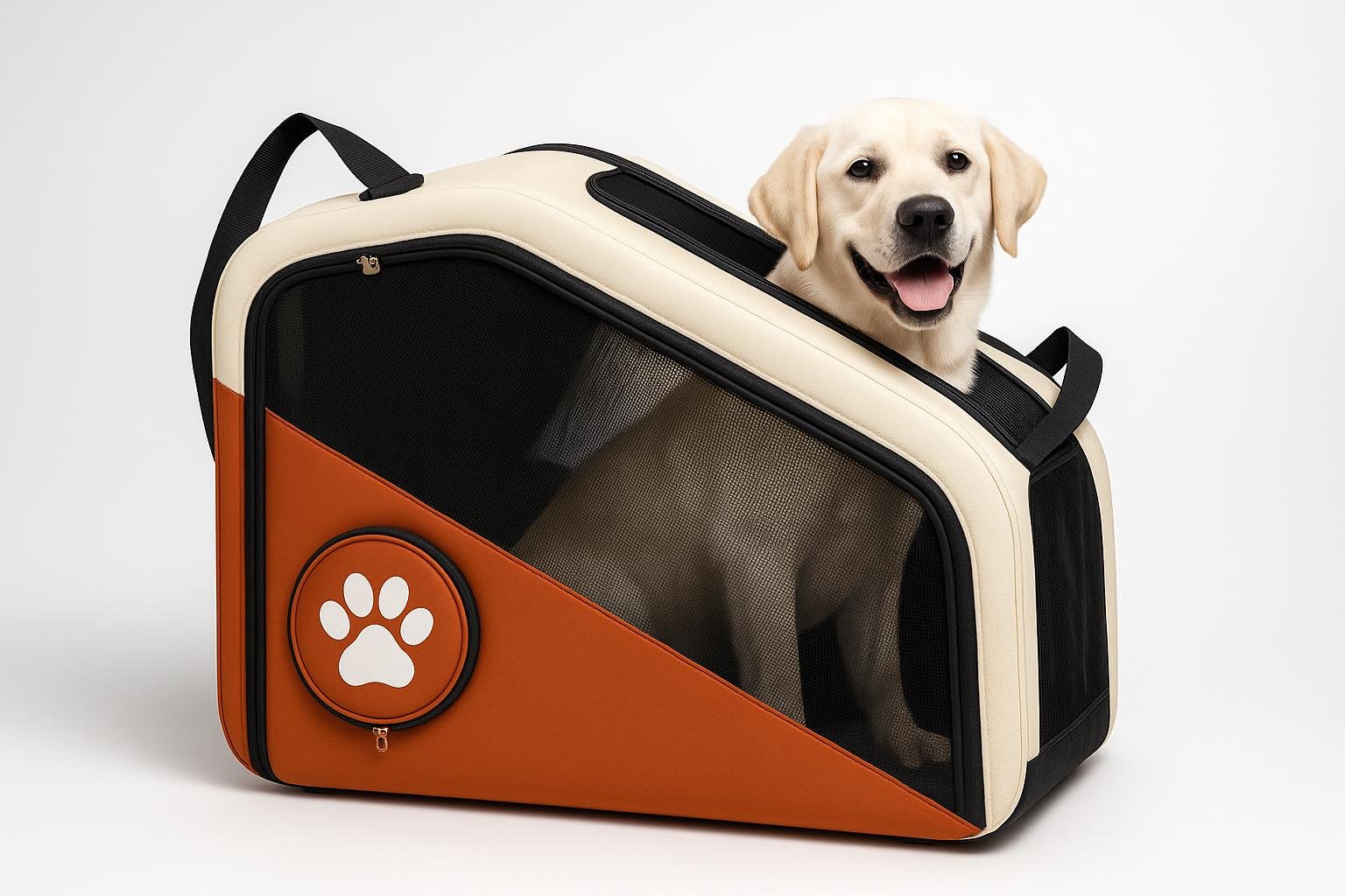Trasportino pieghevole DAISTERN per cani e gatti, soluzione leggera per viaggi estivi e visite dal veterinario