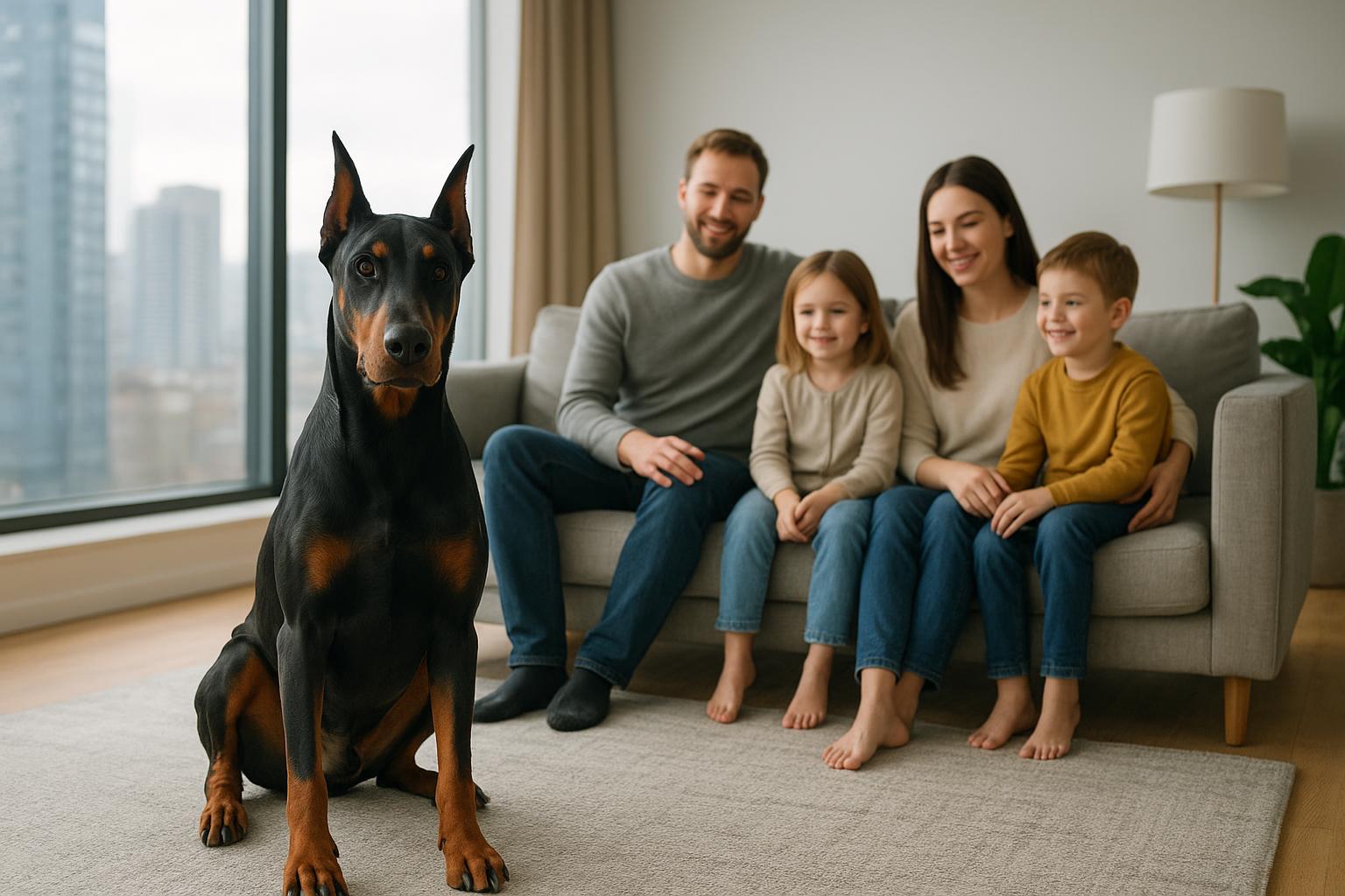 Dobermann in famiglia moderna: carattere, gestione quotidiana e convivenza sicura in città