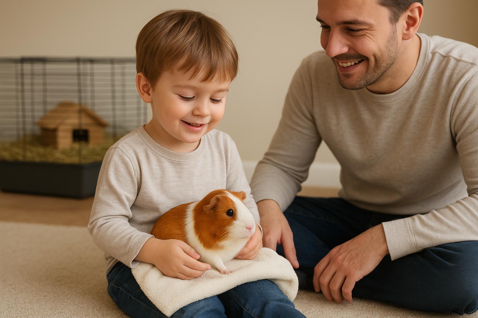 Porcellino d’India e bambini in età prescolare: regole per una convivenza serena e sicura