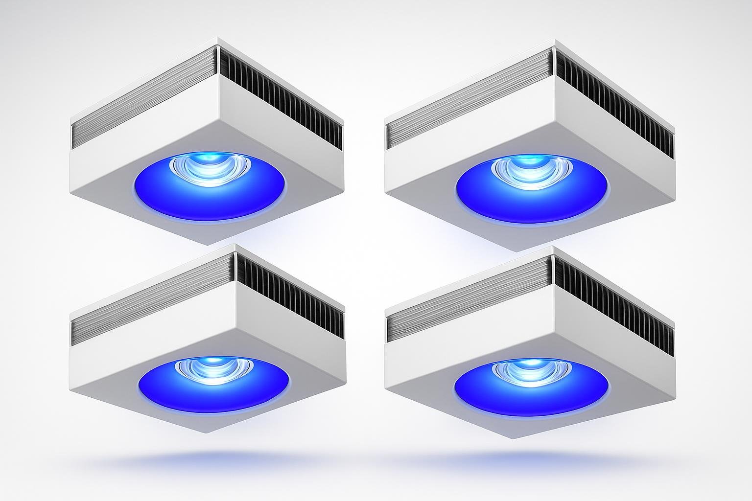 PopBloom WiFi LED acquario marino 100W, illuminazione smart per vasche SPS/LPS