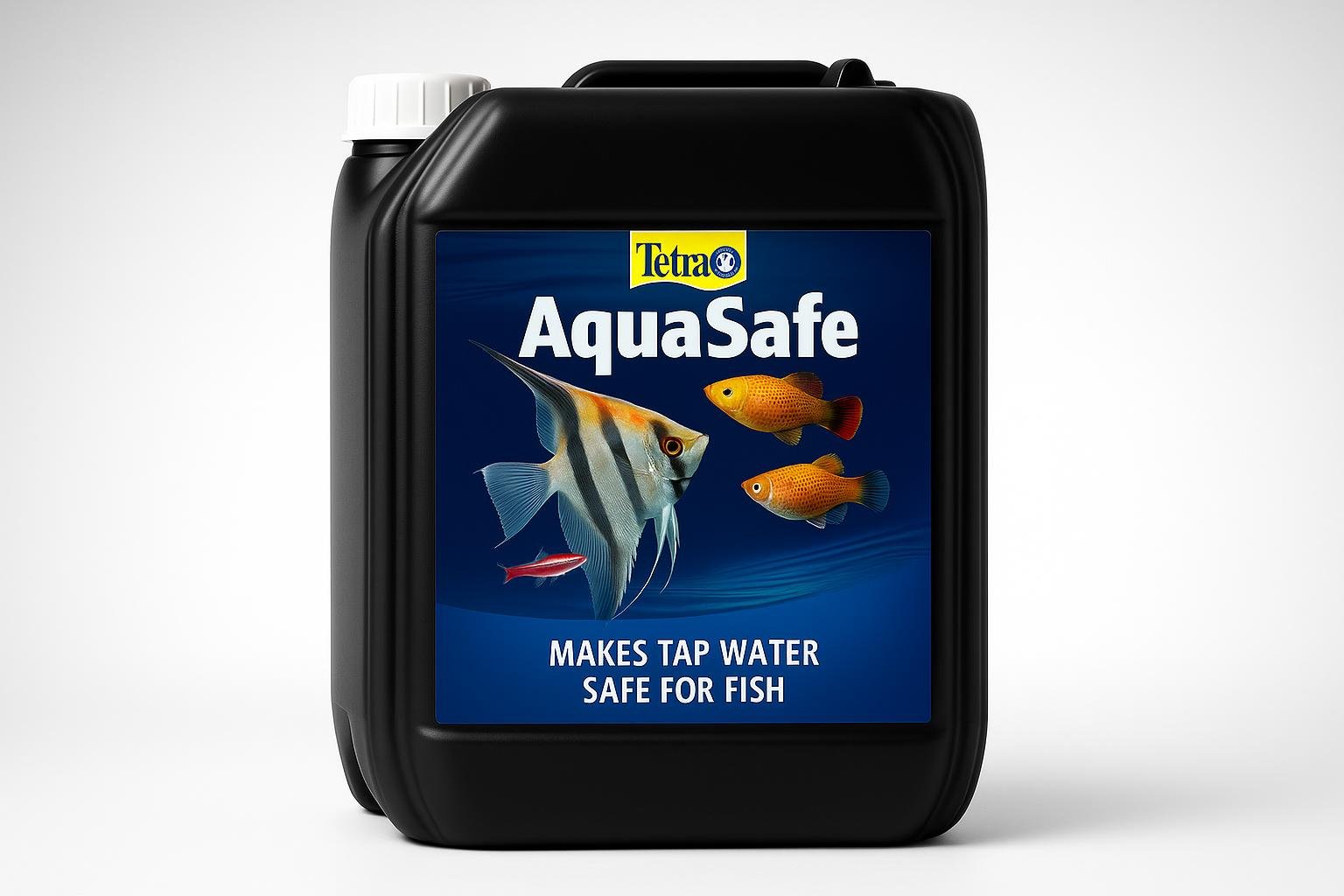 Tetra AquaSafe 5 L, trattamento dell’acqua del rubinetto per acquari domestici grandi