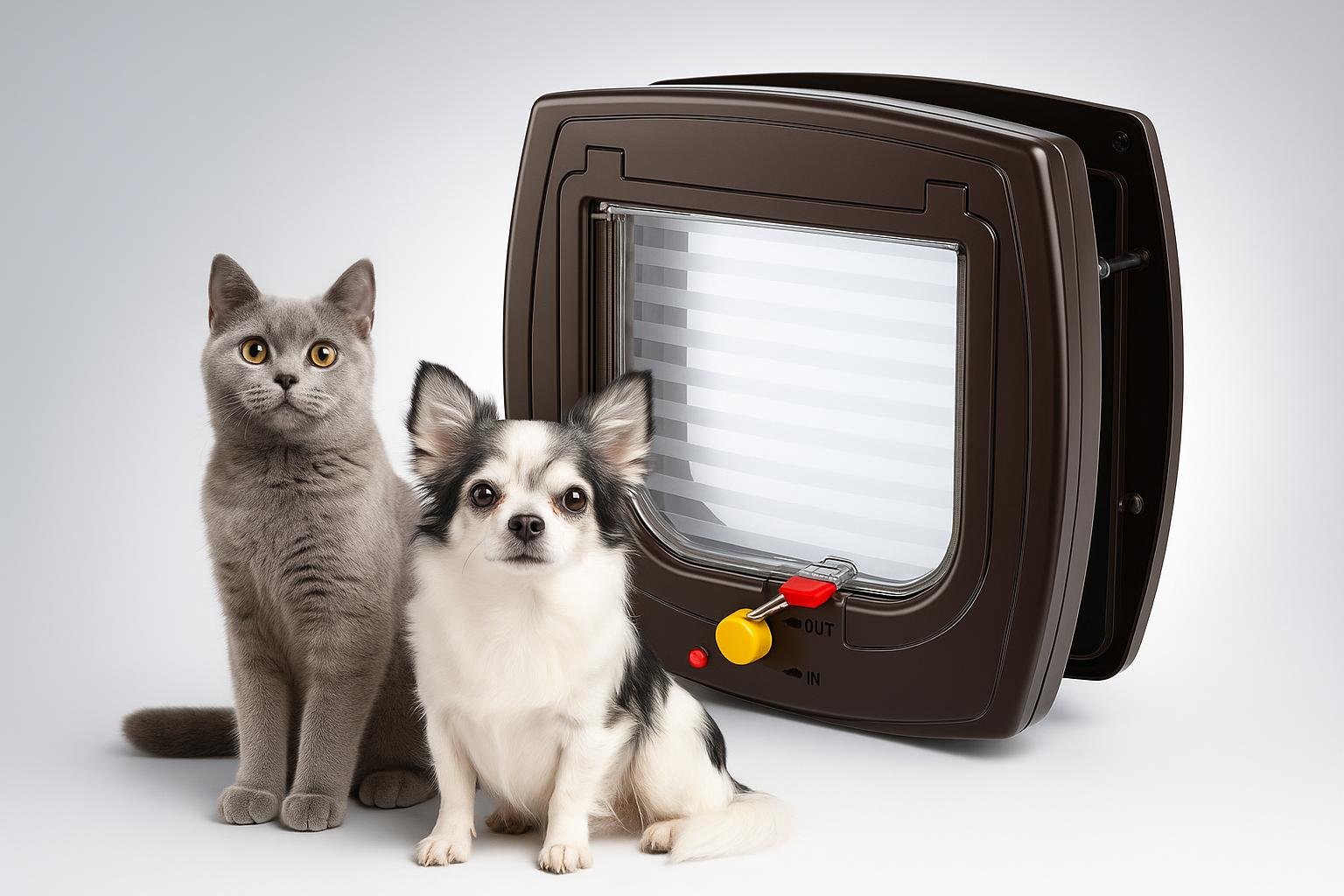Gattaiola Ferplast 4 vie taglia S, ingresso controllato per gatti e cani piccoli in forte sconto su Amazon