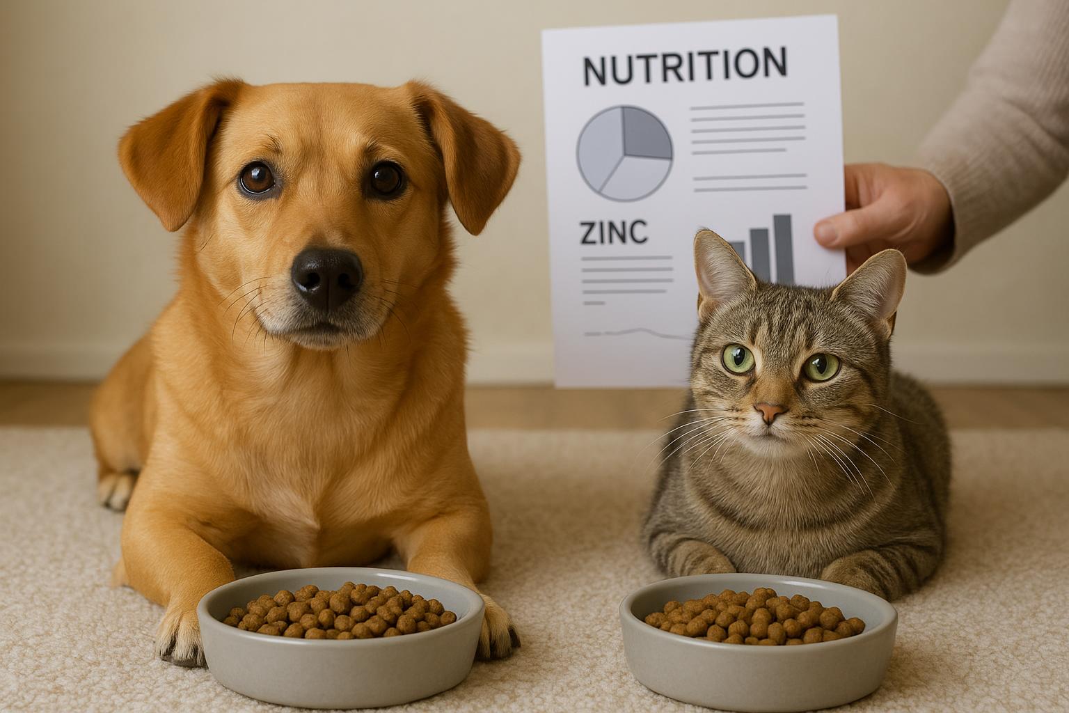 Zinco nella dieta di cani e gatti: a cosa serve e quando sospettare una carenza