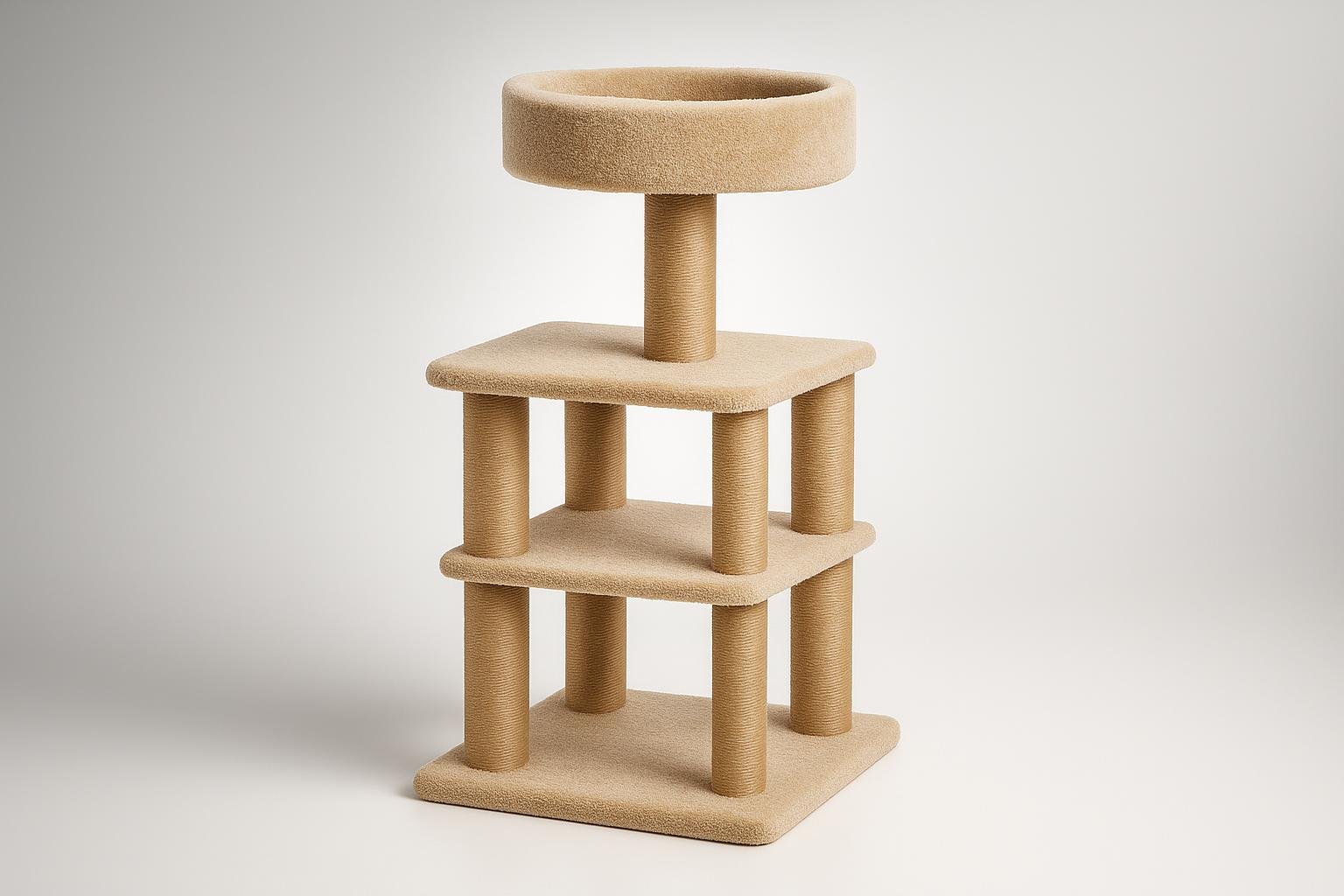 Albero tiragraffi Amazon Basics L: un parco giochi verticale per gatti a prezzo ribassato