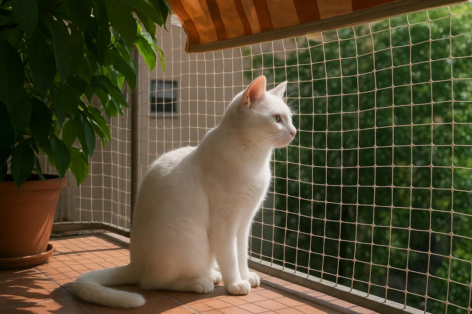 Gatto europeo bianco: carattere, sensibilità al sole e gestione quotidiana in appartamento