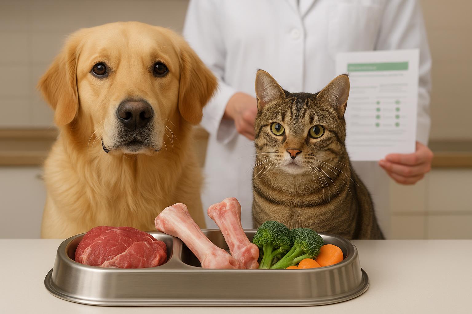 Dieta BARF per cani e gatti: pro, contro e cosa chiedere al veterinario prima di iniziare