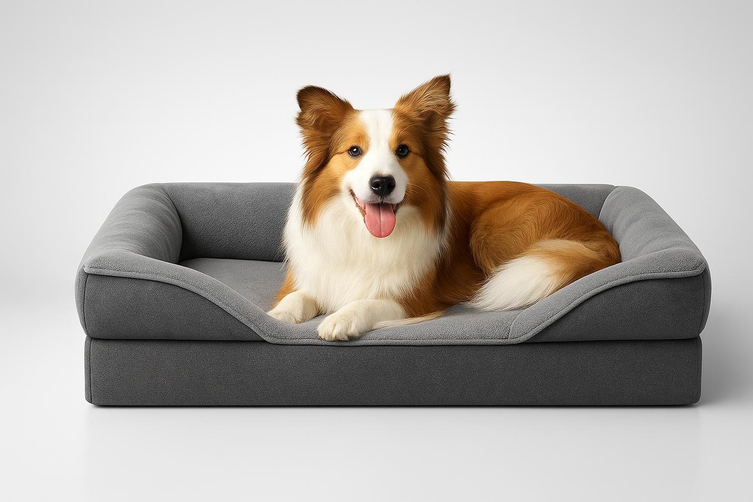 Cuccia memory foam EHEYCIGA per cani di taglia grande, occasione Amazon per un letto ortopedico accessibile