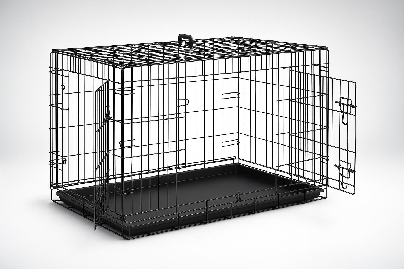 VOUNOT gabbia pieghevole in metallo per cani, trasportino XXL in offerta ideale per casa e viaggio
