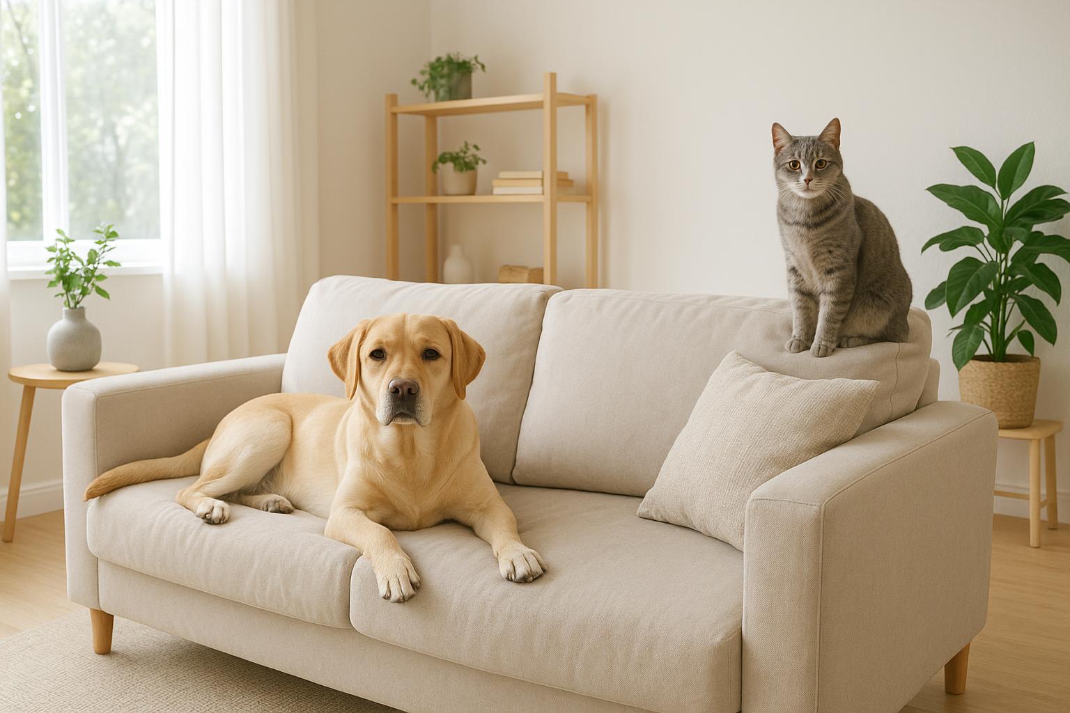 Tessuti antimacchia e copridivani pet-friendly: come scegliere rivestimenti davvero resistenti a peli e graffi