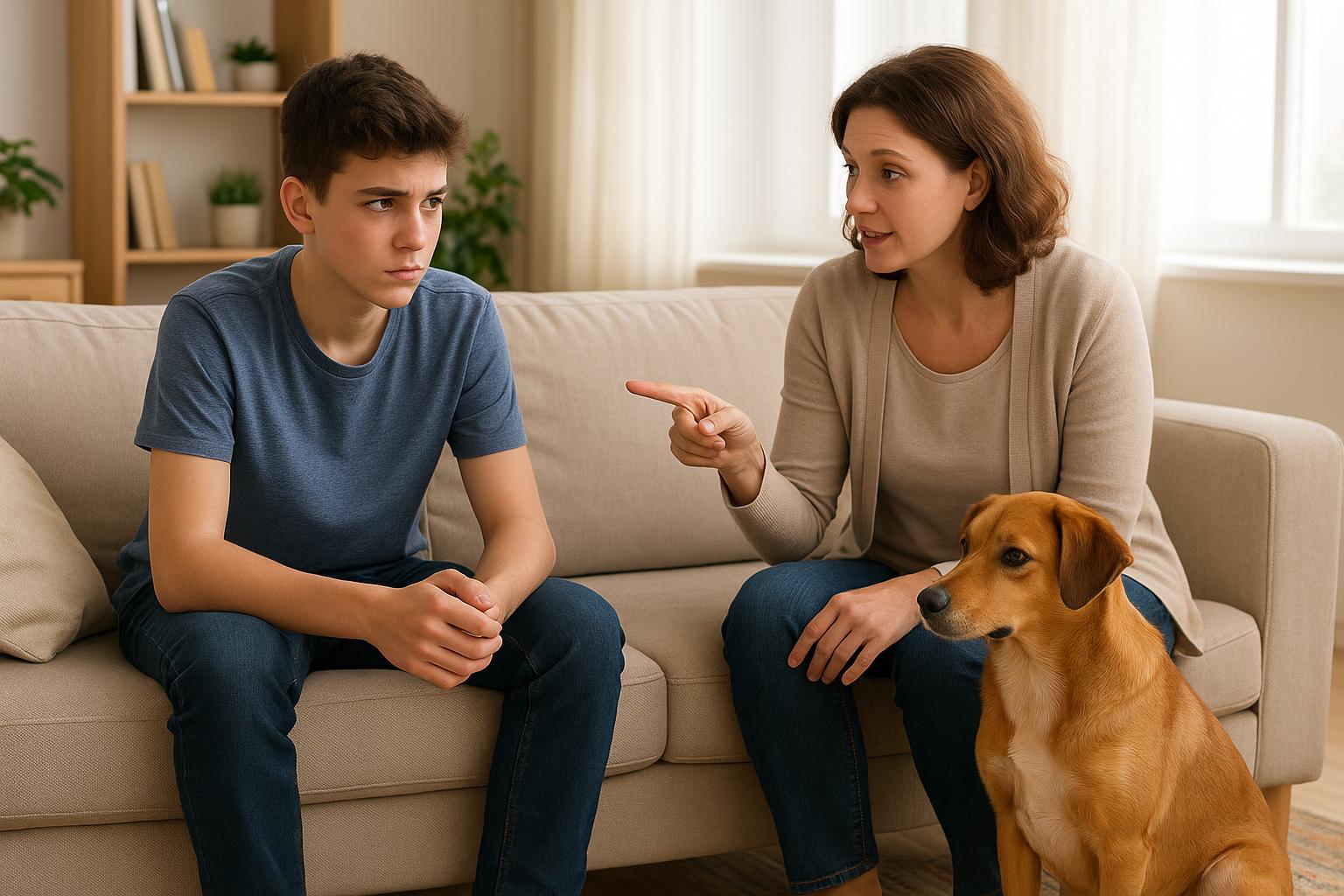 Figlio adolescente che ha paura del cane di famiglia: come gestire la convivenza senza forzature