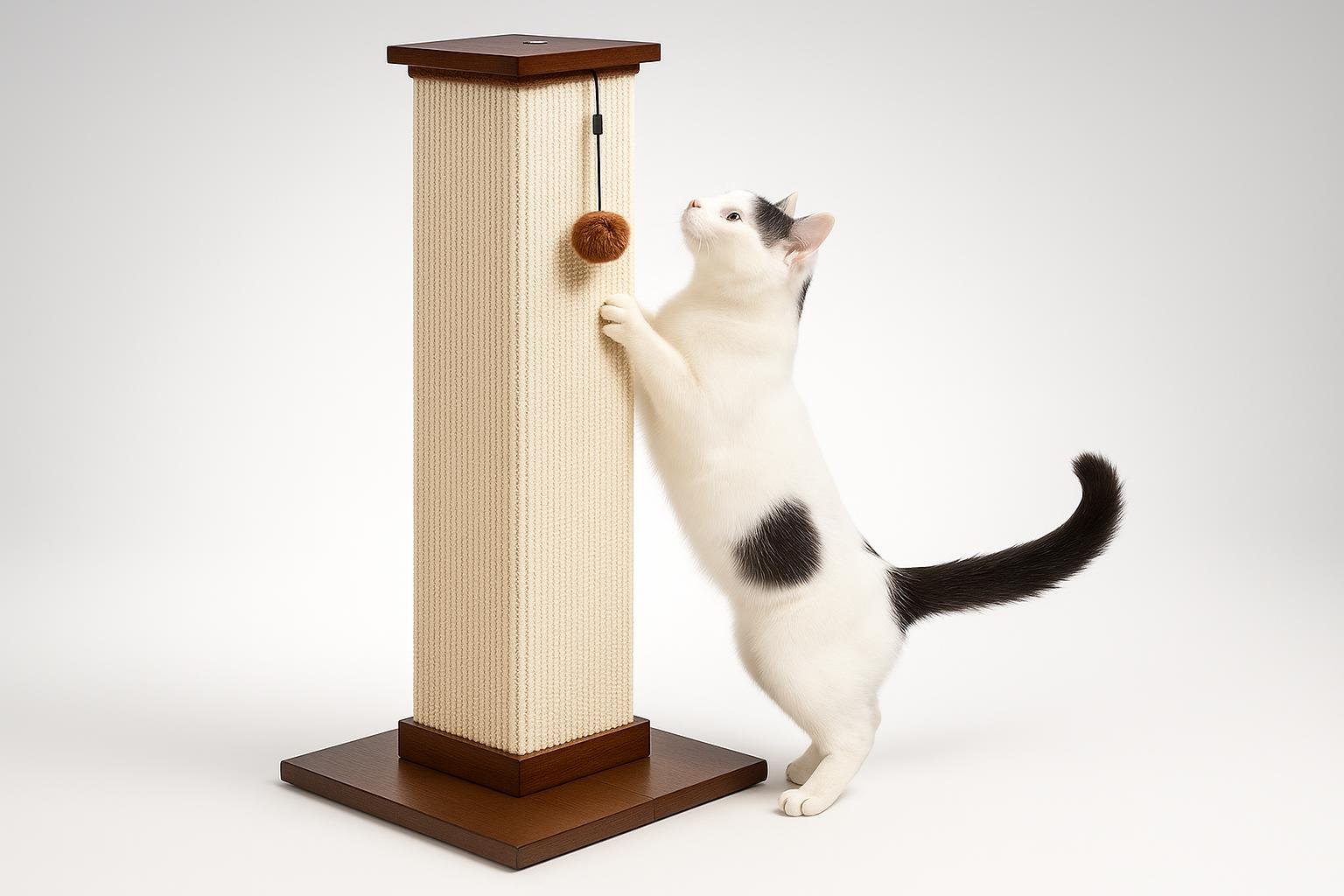 Tiragraffi minimal in legno per gatti: cosa valutare prima di acquistare i nuovi modelli design online