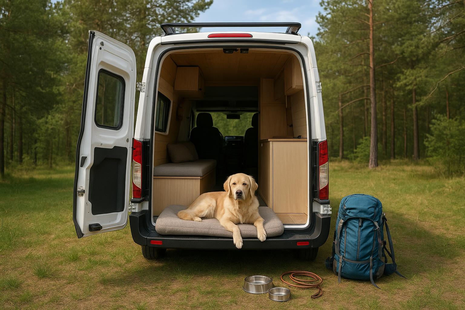 Vivere in van con il cane: organizzare spazi, soste e routine in modalità nomade