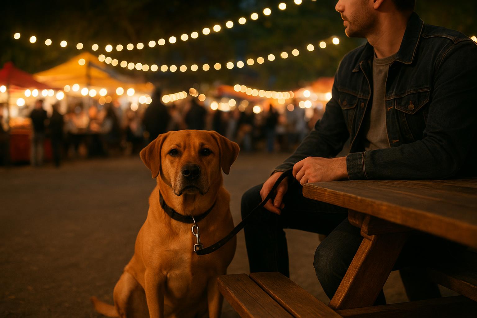 Portare il cane alle sagre di paese: consigli pratici per godersi feste, musica e cibo senza stress