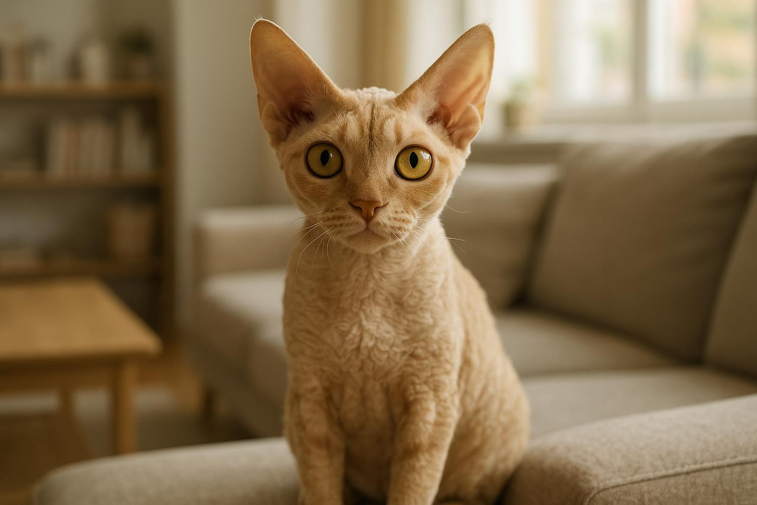 Devon rex: il gatto dalle orecchie grandi e dal pelo corto ondulato perfetto per la vita in casa