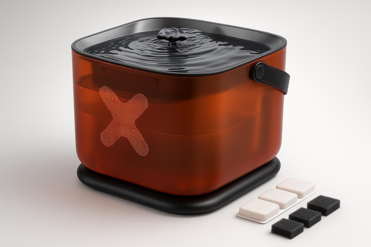 Molly&Cody fontana d’acqua per gatti senza fili: dispenser in acciaio da 3 litri a prezzo top su Amazon