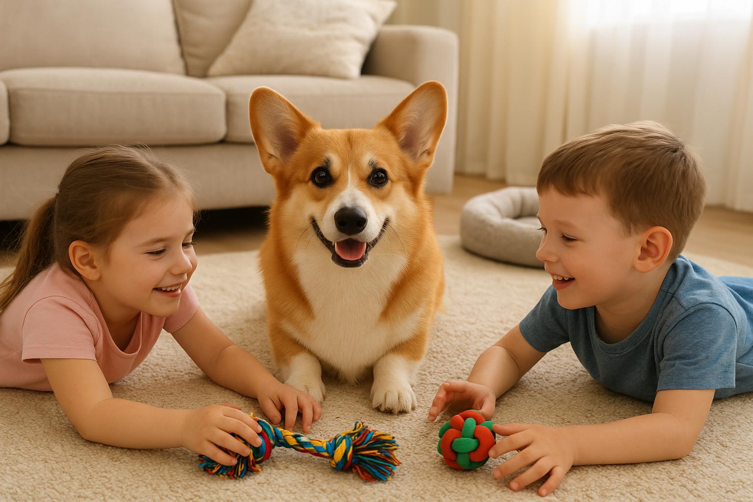 Welsh corgi pembroke in famiglia: vita quotidiana con il cane basso, intelligente e sempre in movimento