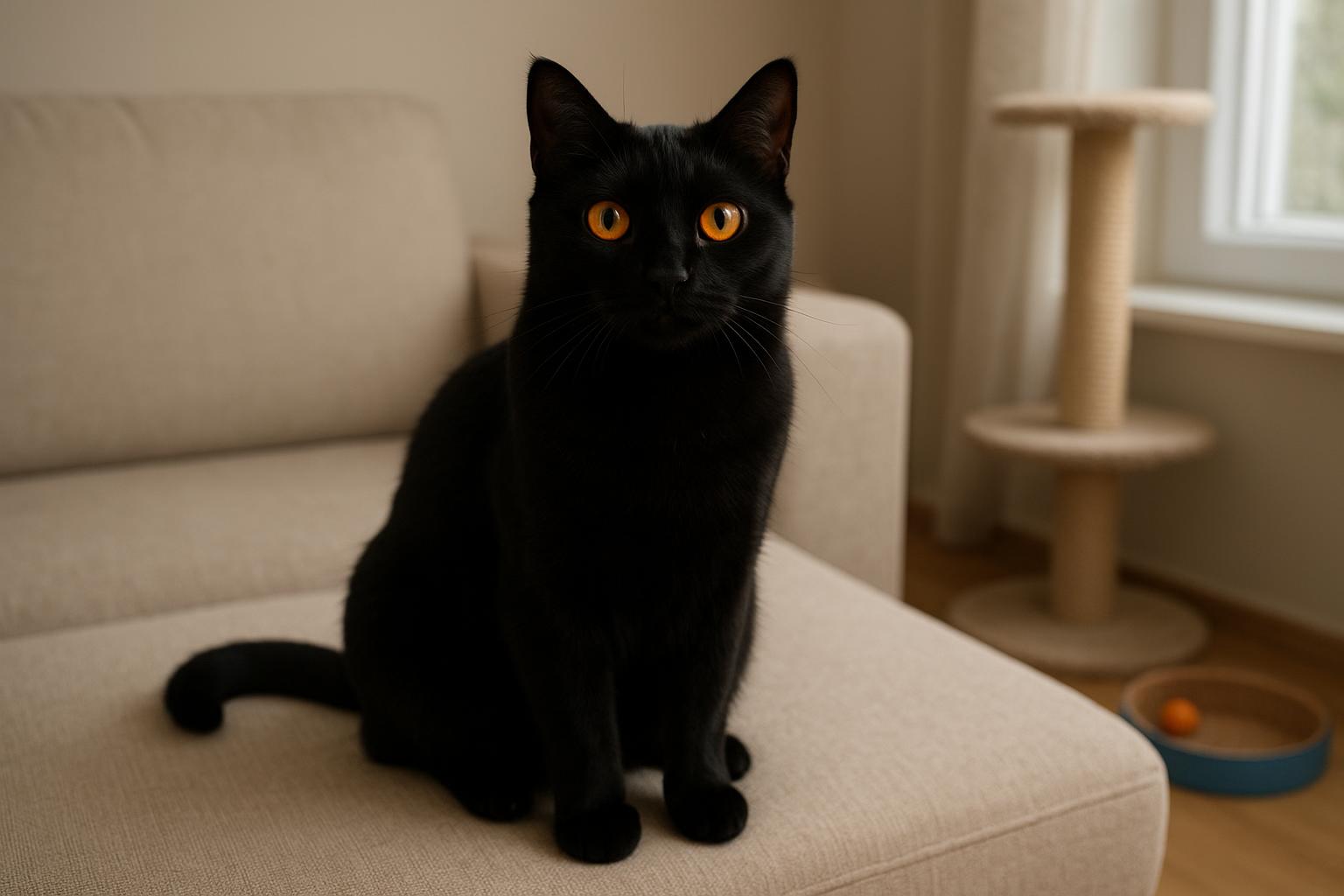 Gatto bombay: il “pantera nera” da salotto tra carattere dolce, gioco e vita in appartamento
