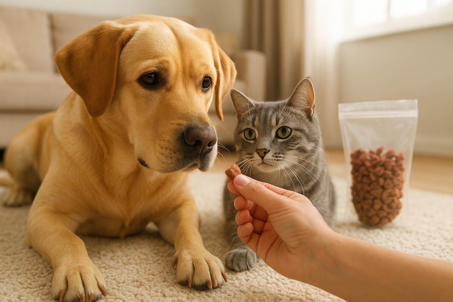 Snack liofilizzati per cani e gatti: cosa sono davvero e quando hanno senso nella dieta