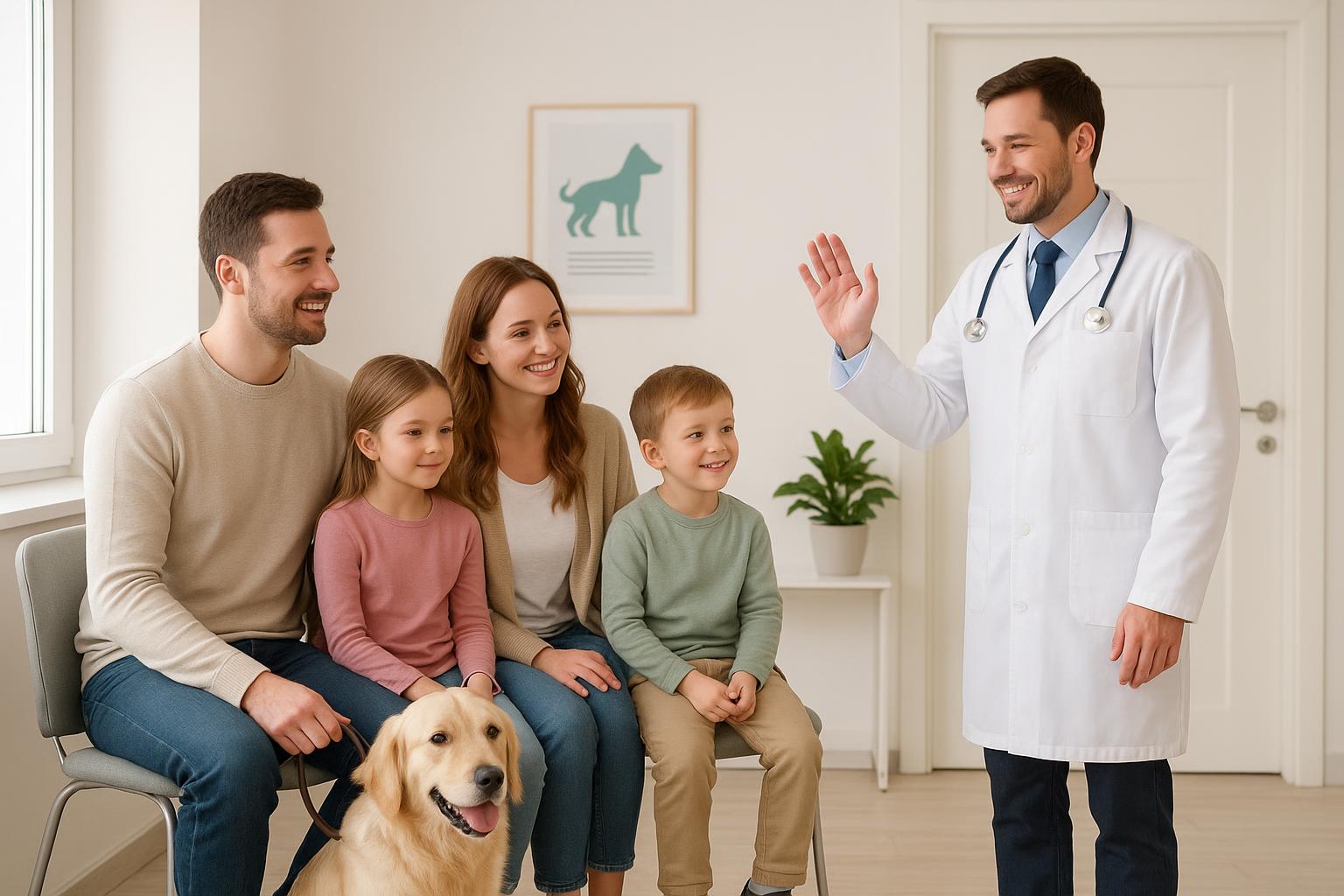 Organizzare le visite veterinarie con i bambini: trasformare il controllo del pet in un’esperienza serena