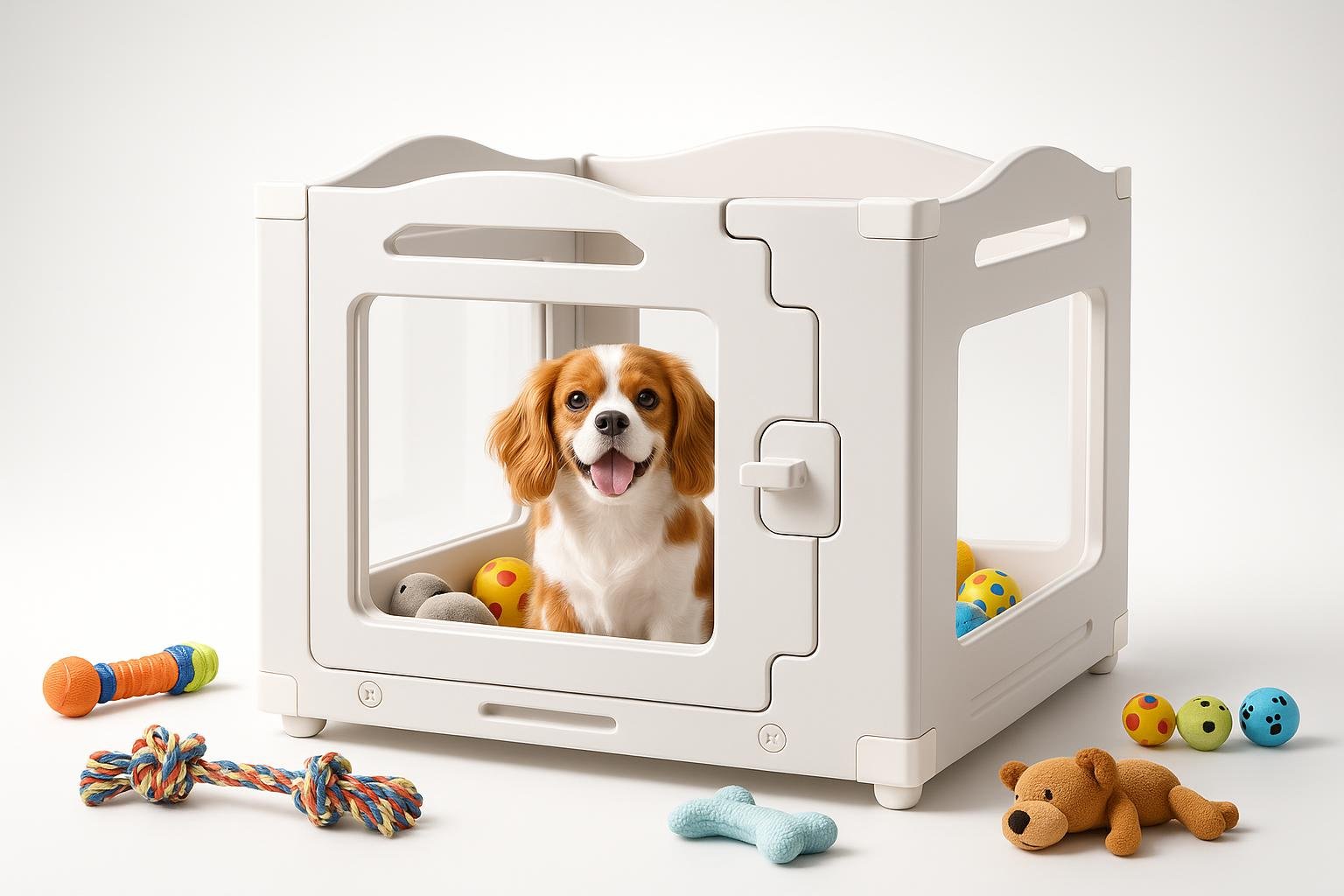 Recinto per cani in acrilico MAMIZO: box parto e area cuccioli in offerta su Amazon