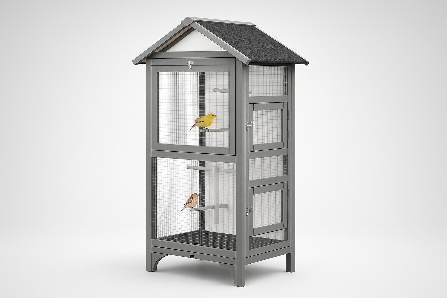 Voliera in legno PawHut da esterno: la gabbia per piccoli uccelli in forte sconto su Amazon