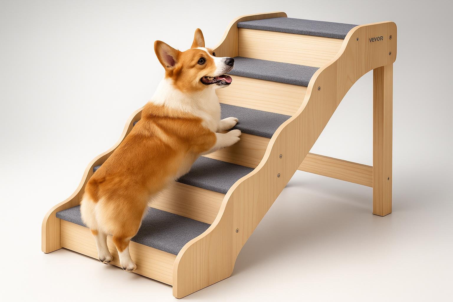 Scale in legno VEVOR per cani e gatti: la scaletta robusta per letti e divani ora in offerta