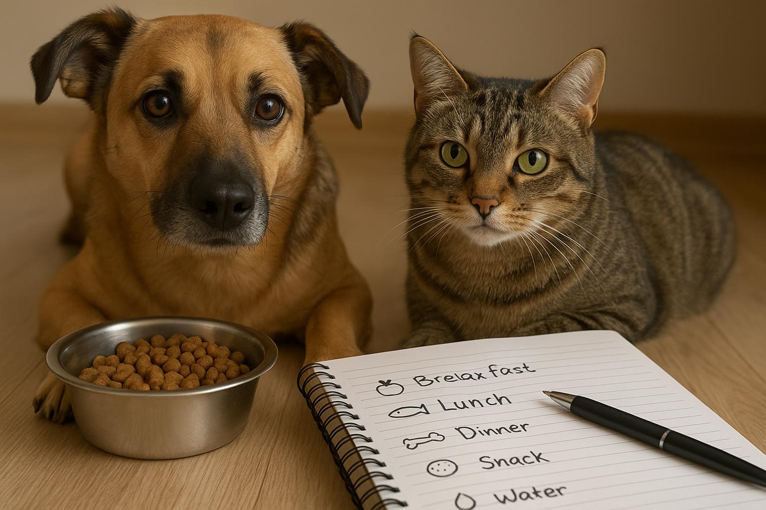 Diario alimentare per cani e gatti con problemi digestivi: come compilarlo e portarlo dal veterinario