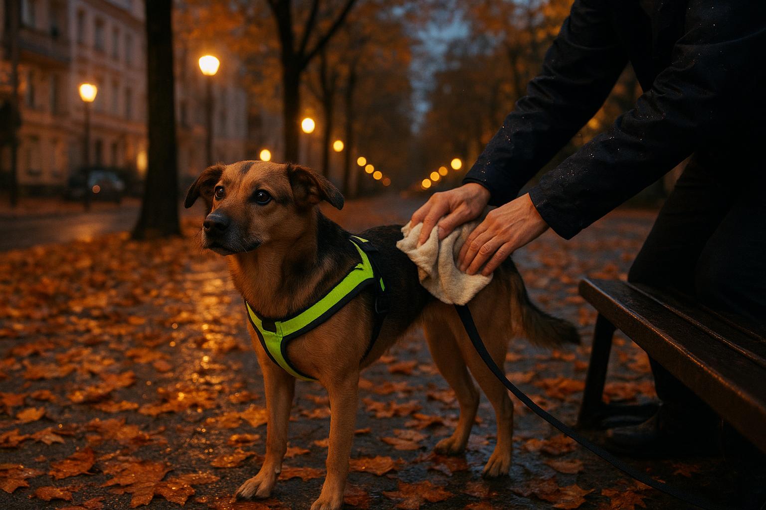 Cane e prime giornate d’autunno in città: passeggiate tra foglie, pioggia e nuove regole