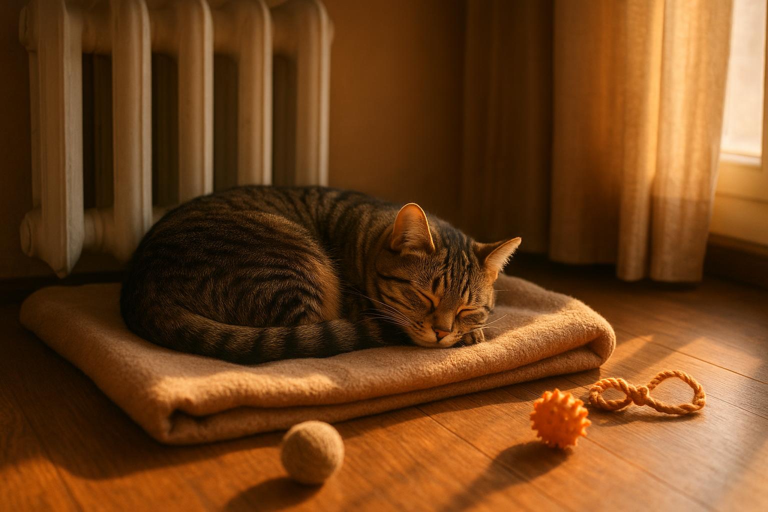Gatto e primi freddi autunnali: come cambiano sonno, gioco e richiesta di coccole
