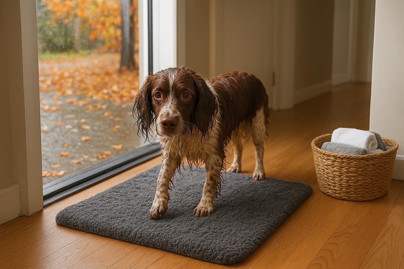 Tappeti asciugapasso super assorbenti per cani e gatti: come scegliere il modello giusto per l’autunno
