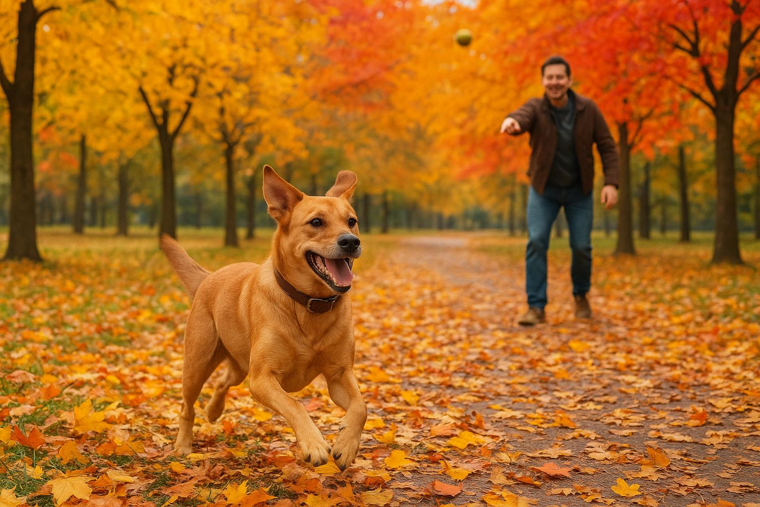 Cane e primo autunno con il fogliame: giochi, percorsi e attenzioni sanitarie nei parchi cittadini