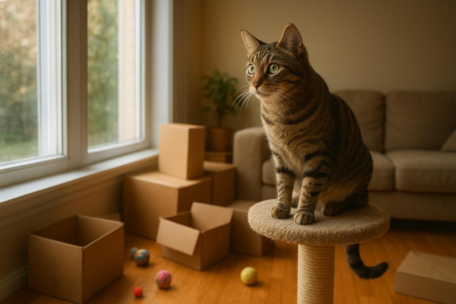Gatto che vive sempre in casa: 10 micro-cambi per rendergli l’ambiente più interessante in una settimana