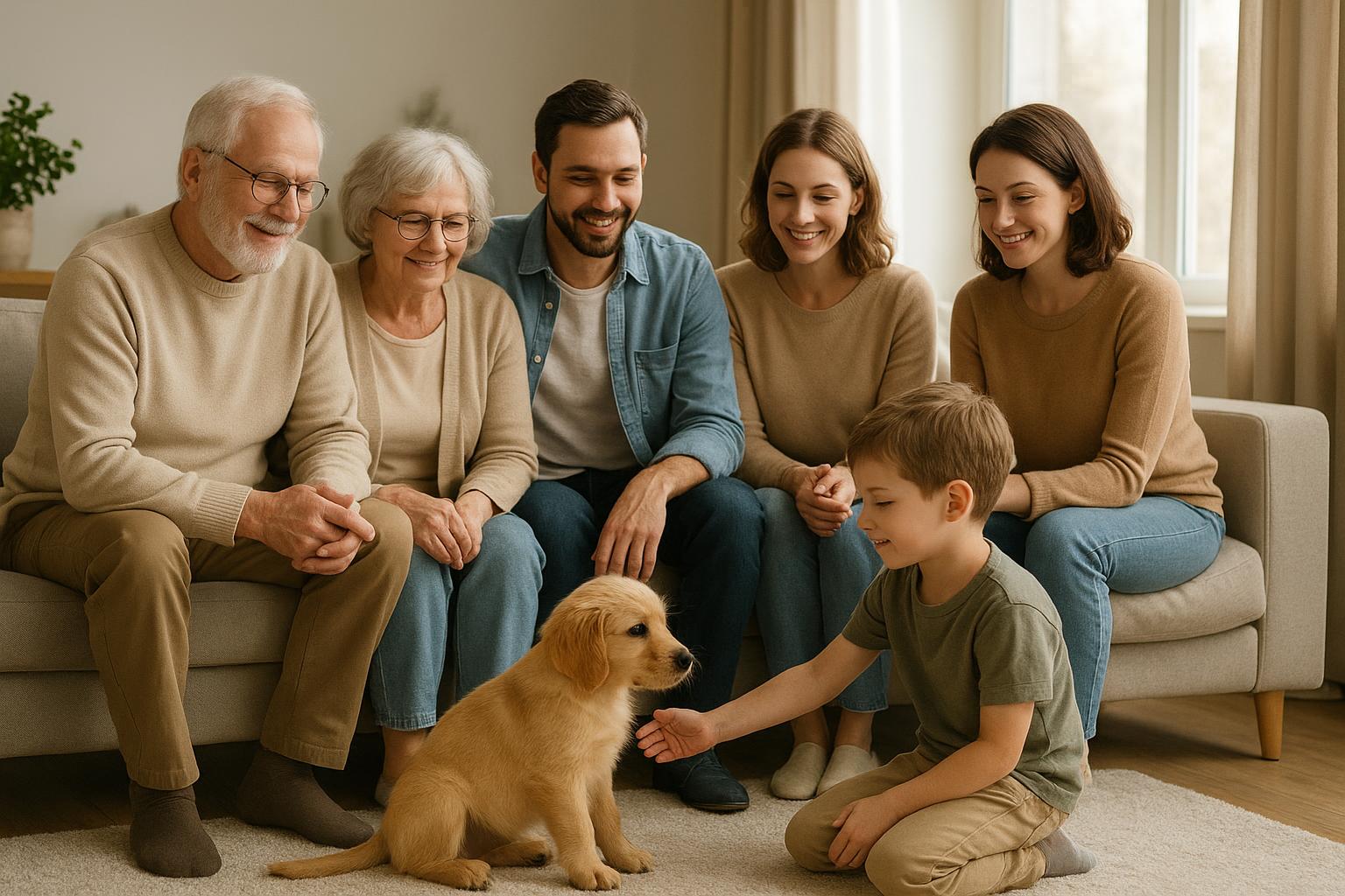 Nuovo pet in casa e famiglia allargata tra nonni, zii e amici: come costruire regole condivise fin dal primo giorno